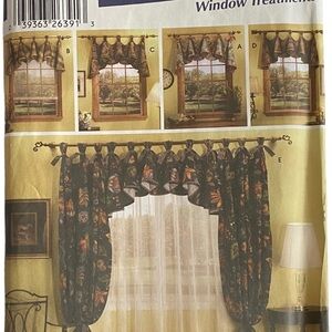 Vintage Simplicity 5696 Easy! Can Tops Window Treatments